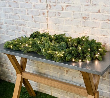 Bethlehem Lights Grand Radiance 6' Garland with 3-in-1 LEDs