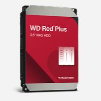 WD Red Plus 3.5 inch NAS HDD.