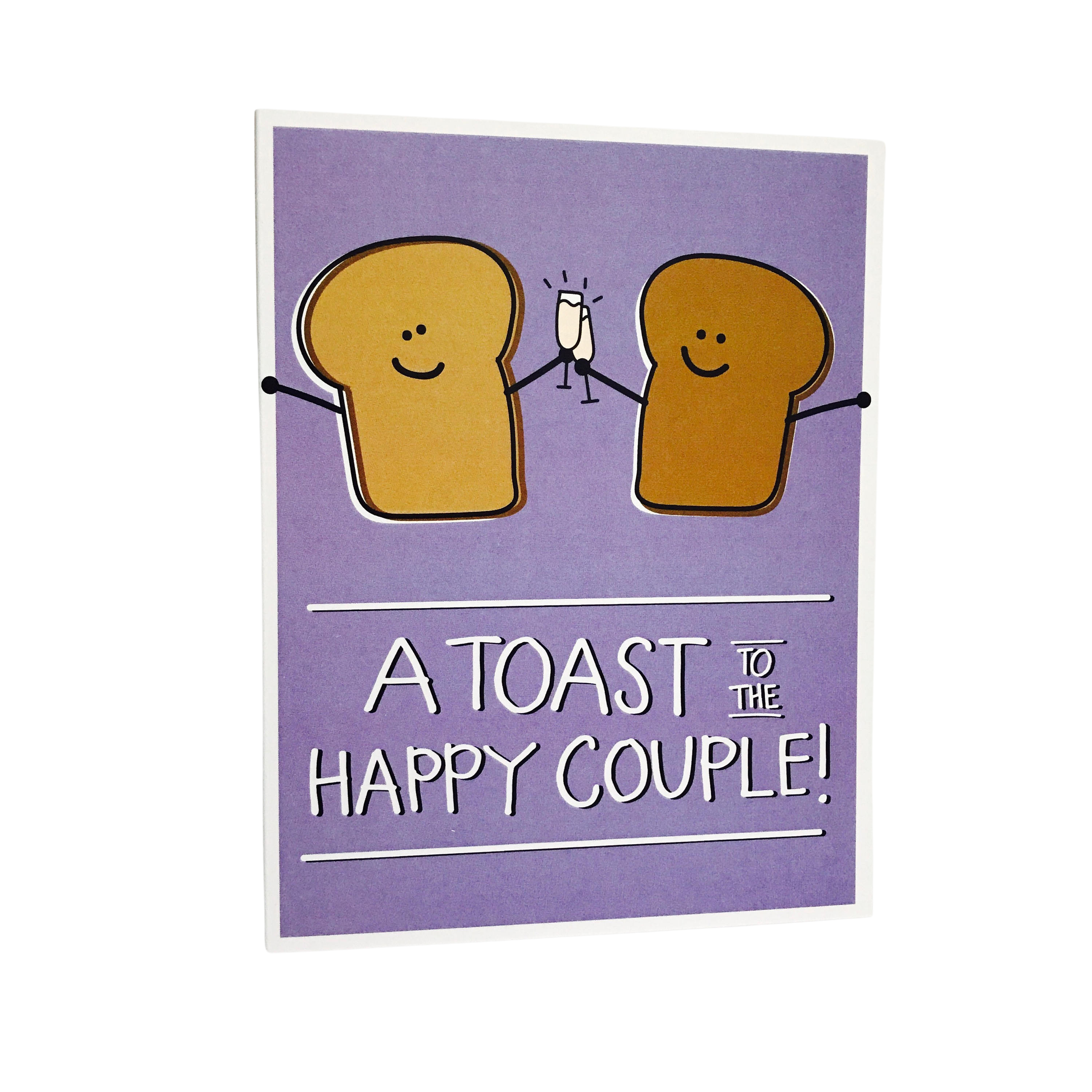 Image of A Toast to the Happy Couple Greeting Card