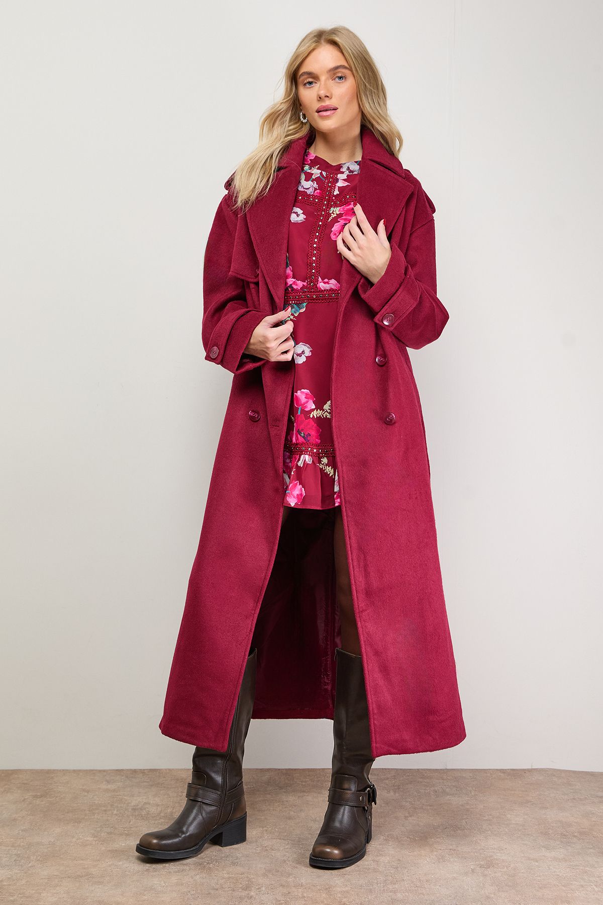 Relaxed Wool Trench