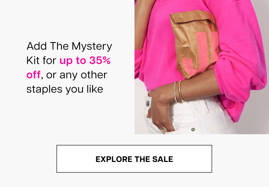 Add The Mystery Kit for up to 35% off, or any other staples you like