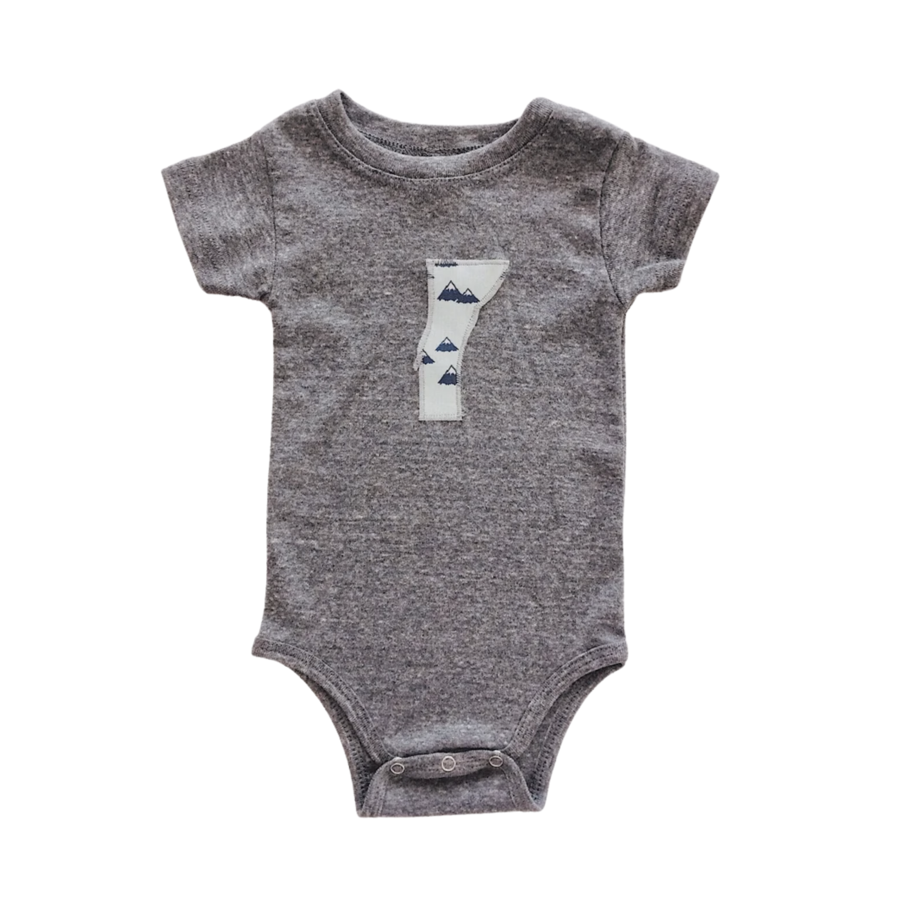 Image of Vermont Teal Mountains Onesie