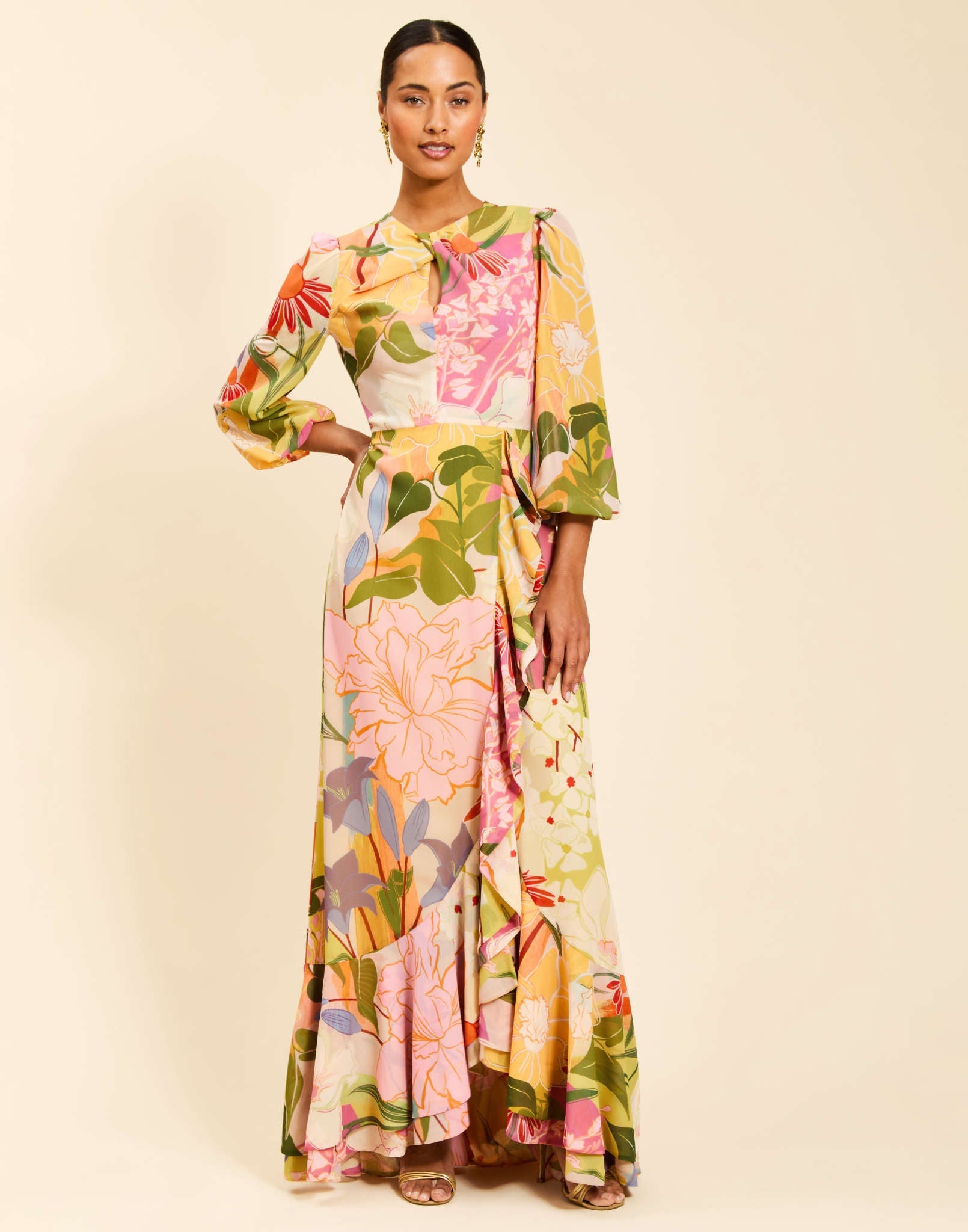 Image of Ophelia Ruffle Gown