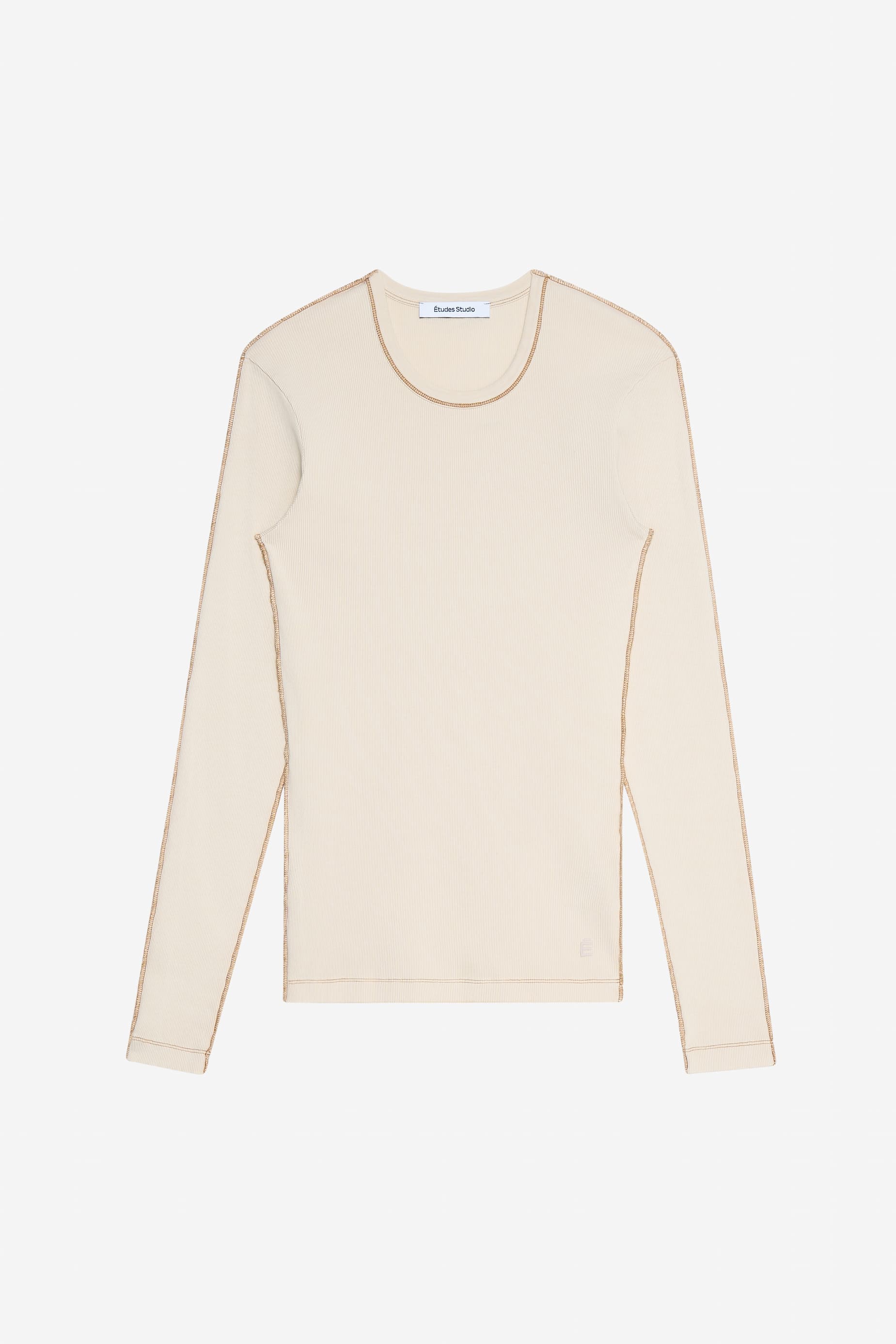 Rib Long Sleeves T-Shirt Wash