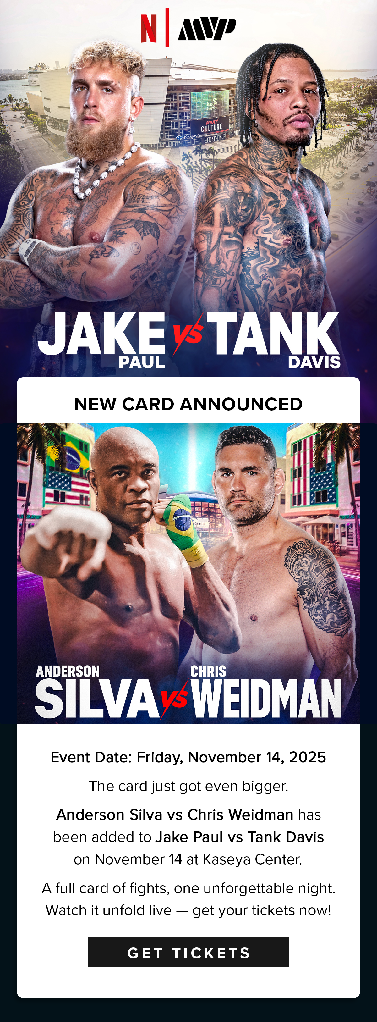 Jake Paul vs Tank Davis | Get Tickets