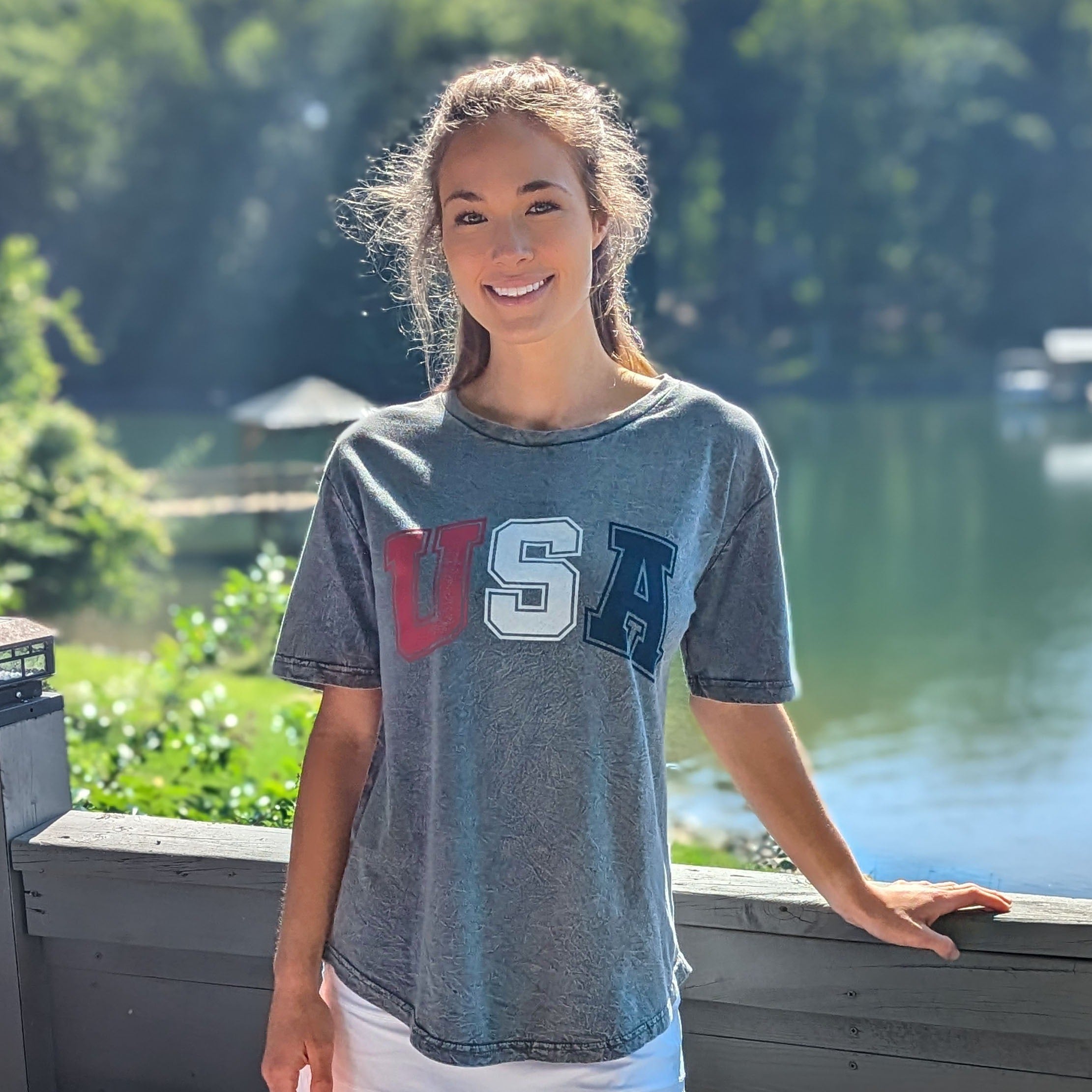 Image of USA Mineral Wash Tee