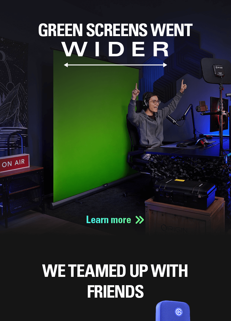 GREEN SCREENS WENT WIDER. Learn more.