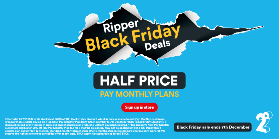 Ripper Black Friday 2Degrees Deals