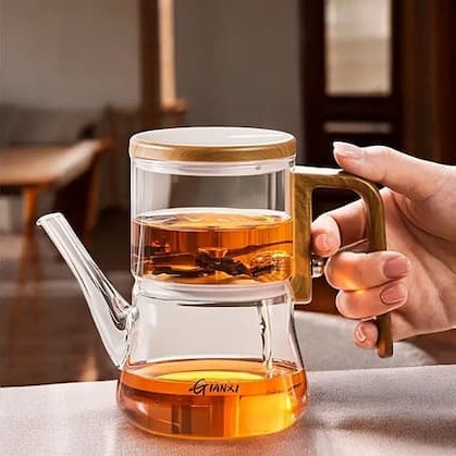 Gianixi   Borosilicate   Glass   Magnetic   Teapot