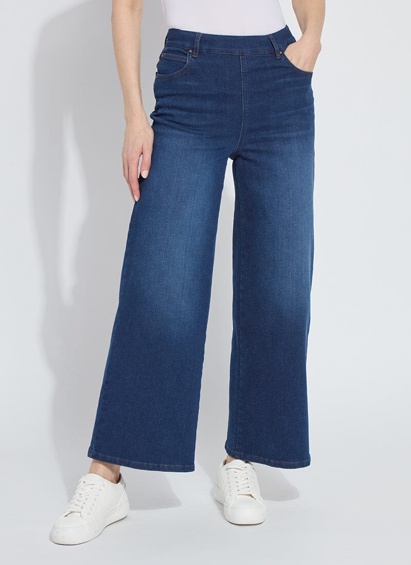 Image of Sylvie Wide Leg Premium Denim (28 Inseam)