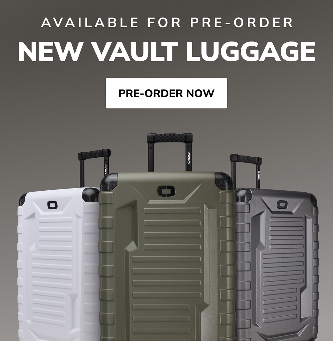 Available For Pre-Order new vault luggage colors