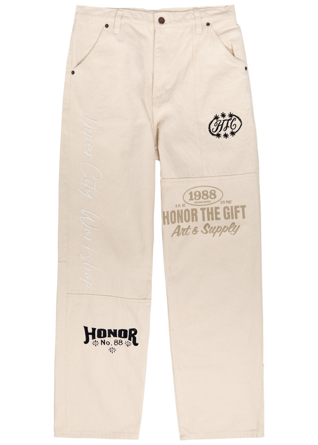 HONOR THE GIFT Embroidered denim trousers