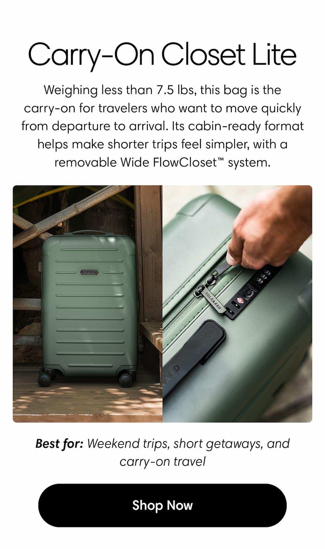 Carry-On Closet Lite