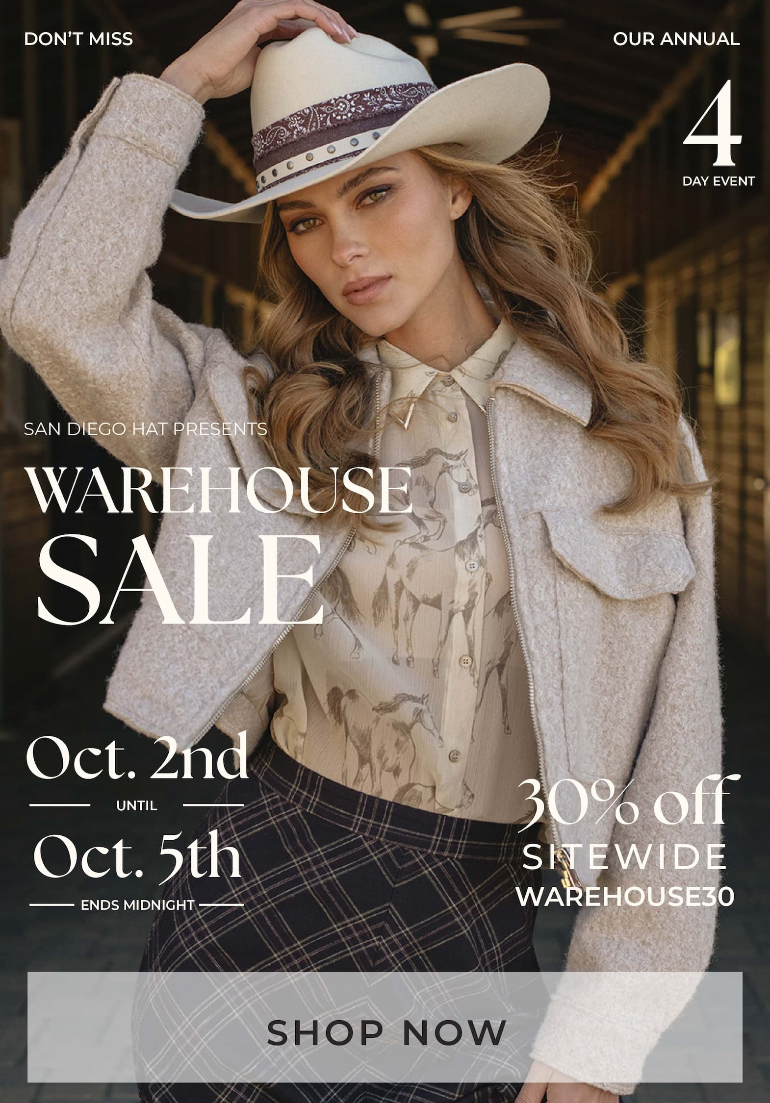 Warehouse Sale