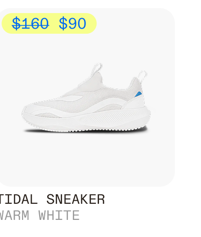 Tidal Slip On Warm White