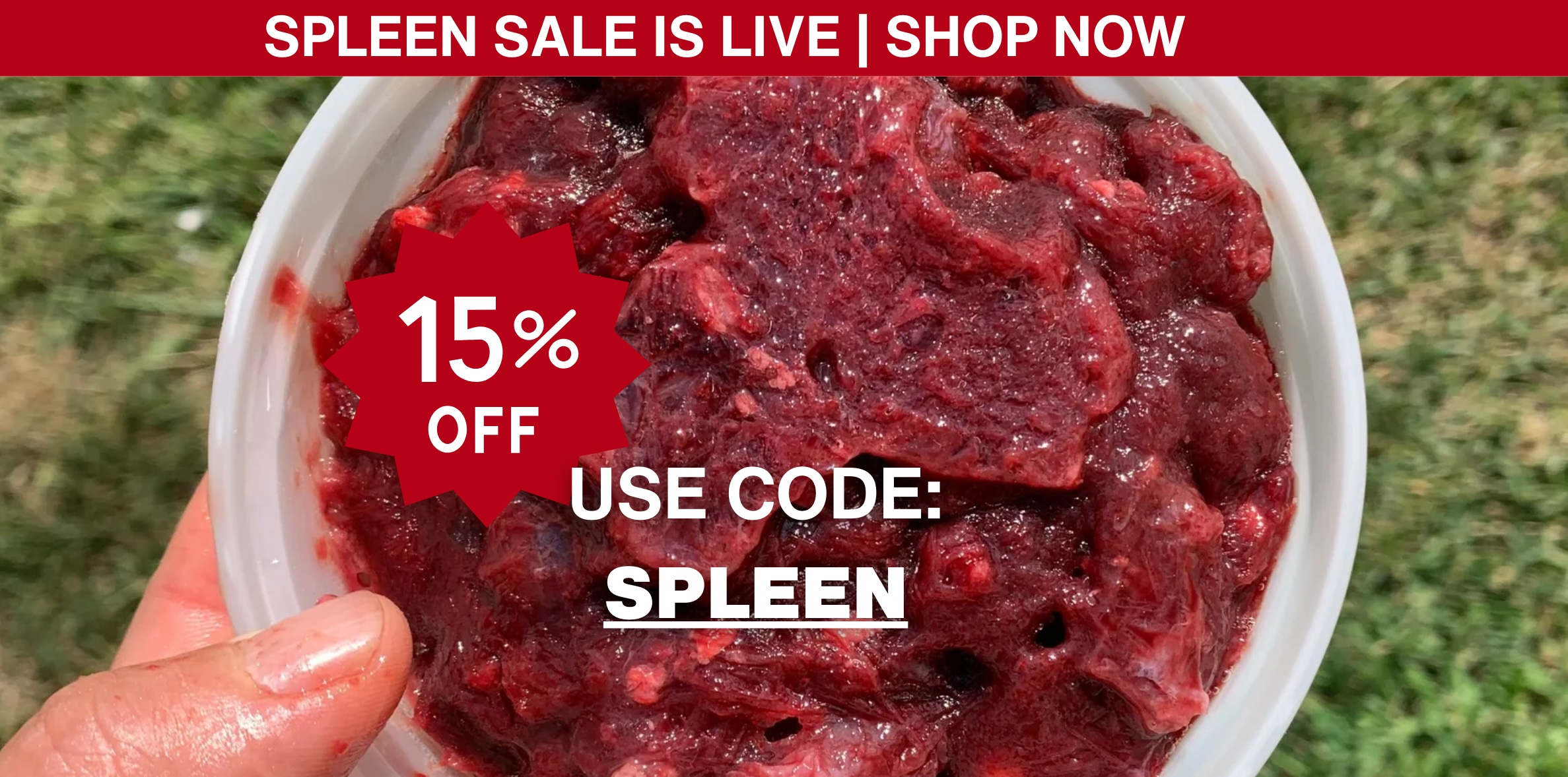 Spleen Sale Banner