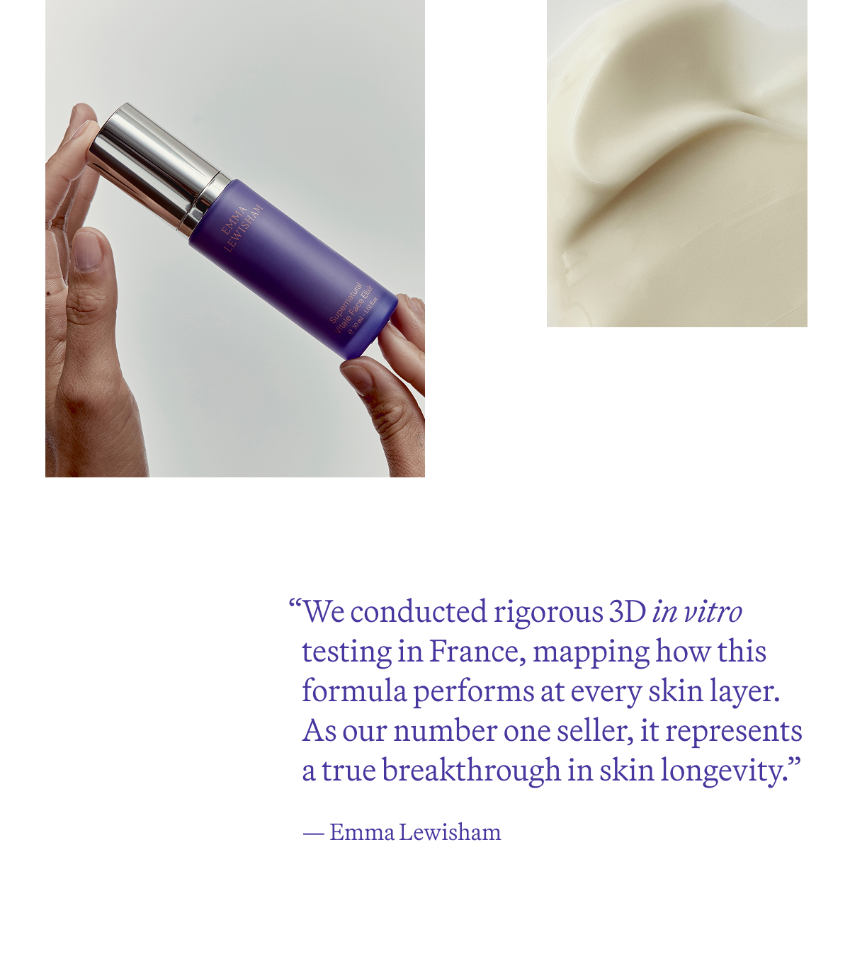Pair Vitale with Supernatural Crème Cleanser 
