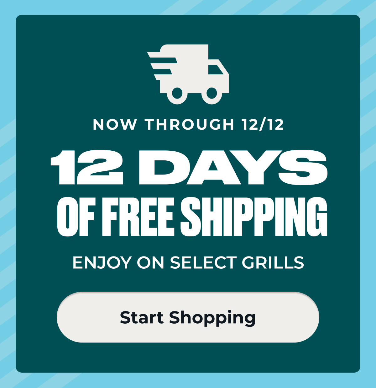 Free Shipping on select grills