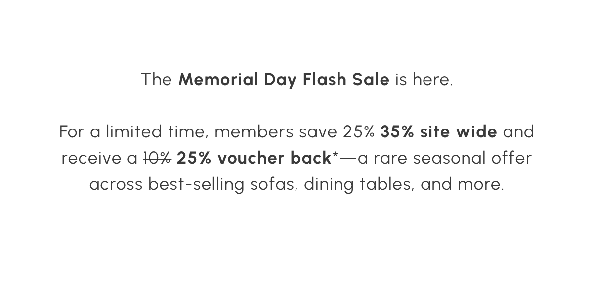 Memorial Day Flash Sale 