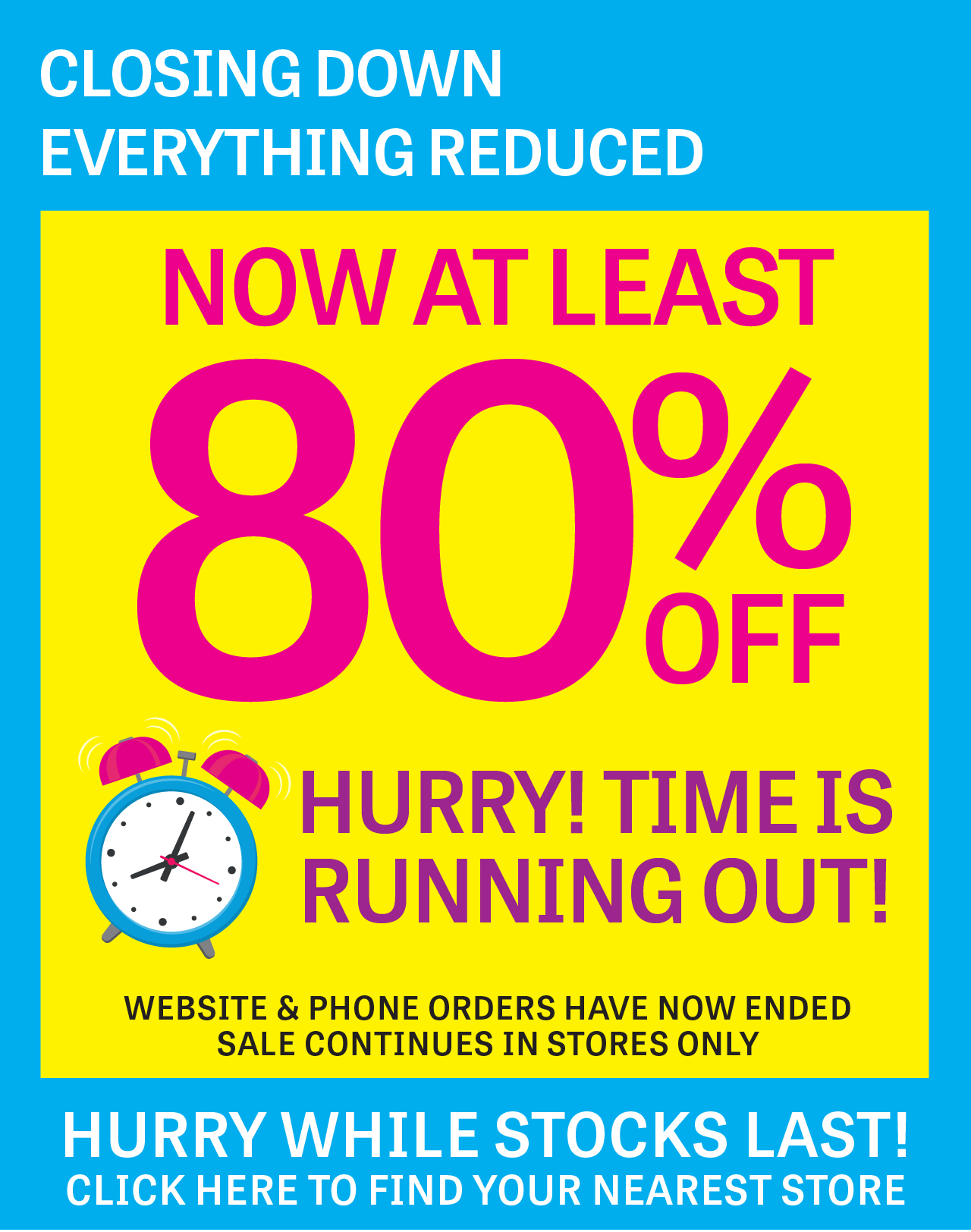 In Store With Up To 80% Off