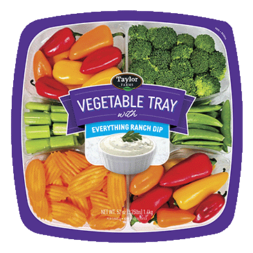 Vegetable Tray with Everything Ranch Dip