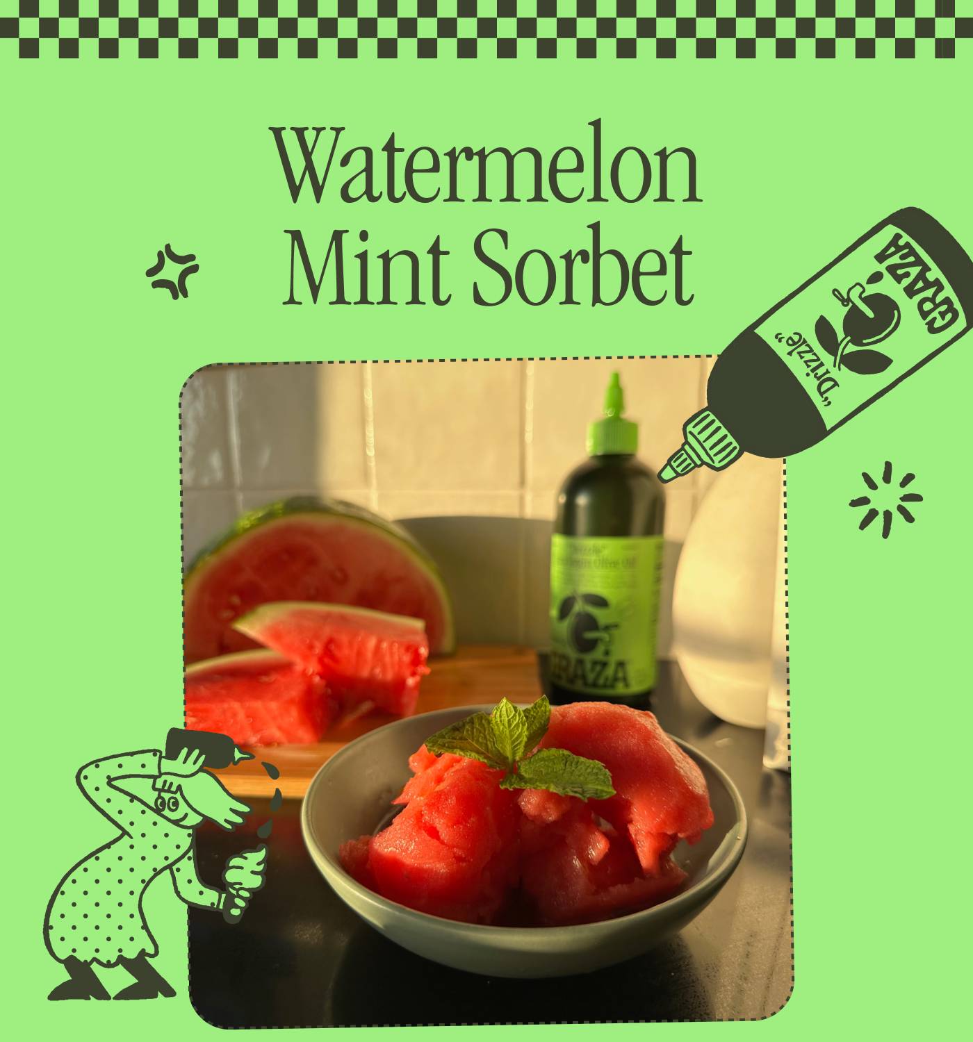 Watermelon Mint Sorbet 