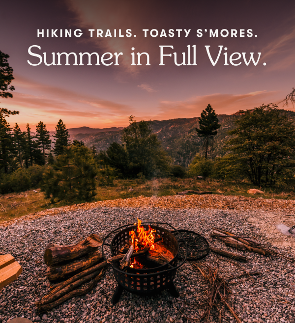 Hiking Trails. Toasty S'mores. 