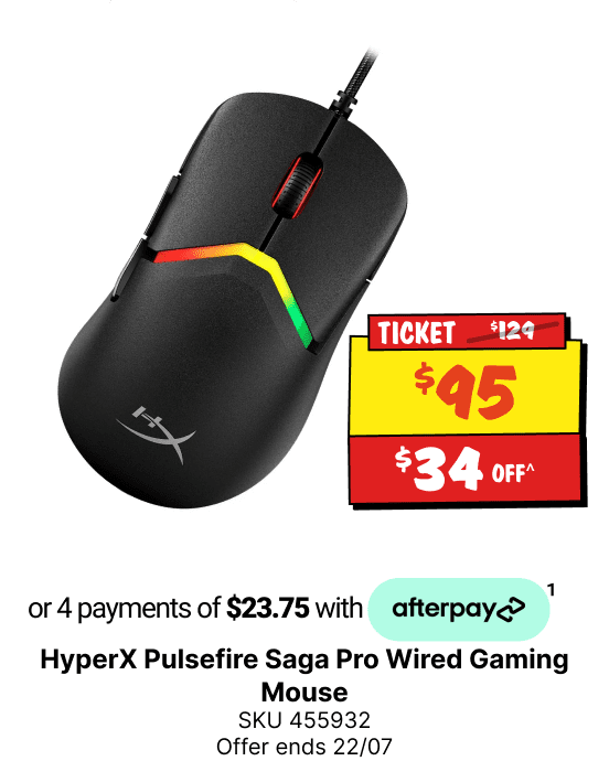 HyperX Pulsefire Saga Pro Wired Gaming Mouse