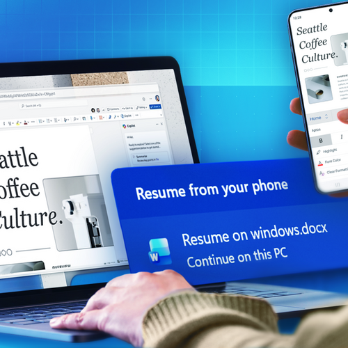 Microsoft's Phone to PC 'Resume' Feature in Windows Can't Touch Apple's Handoff