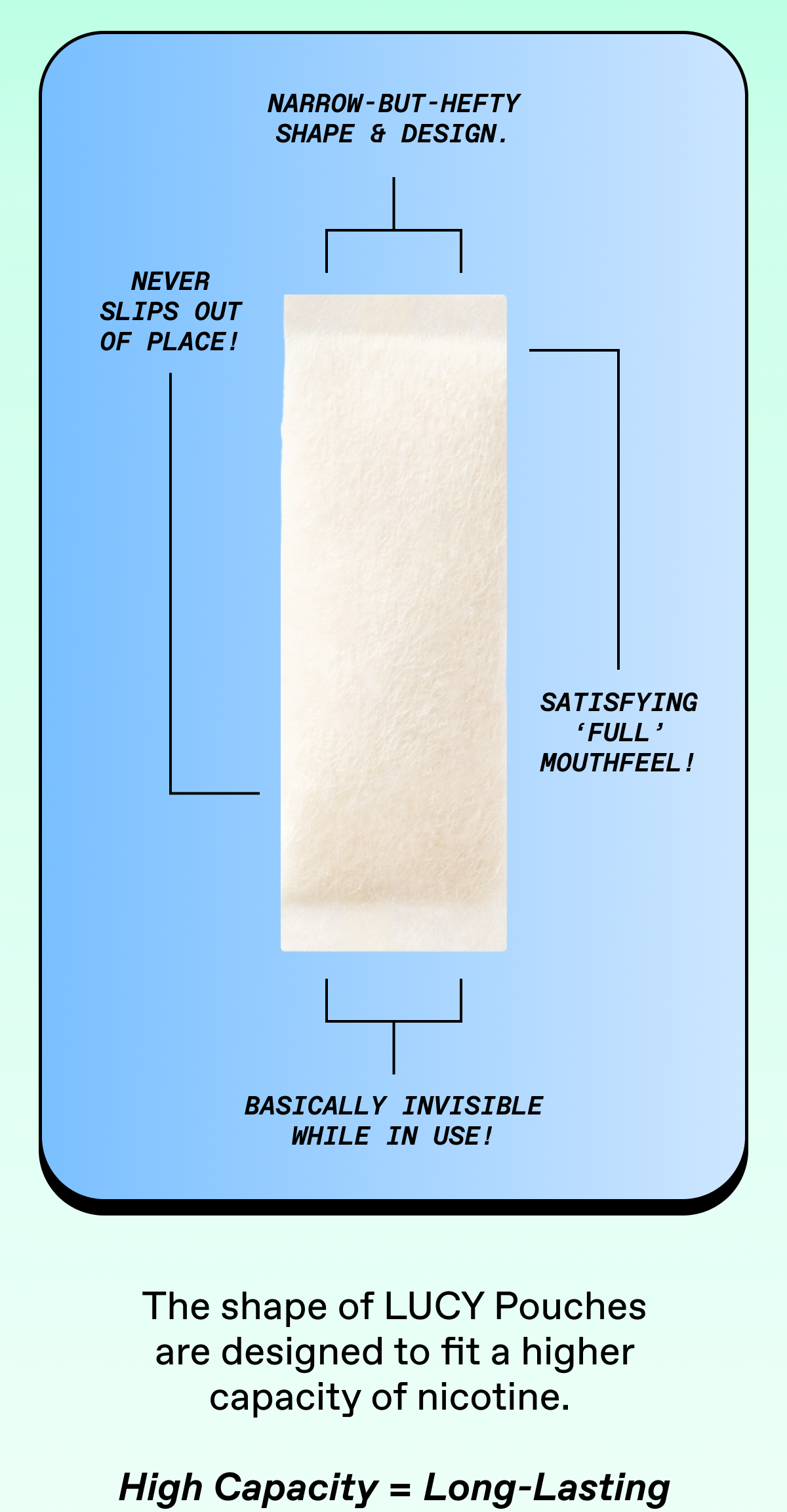 Here is what makes LUCY Pouches better