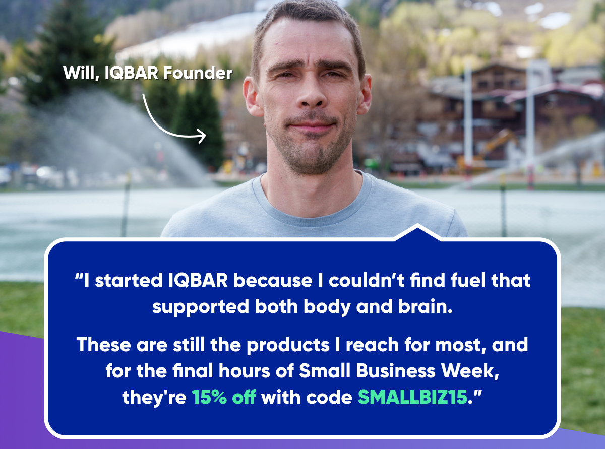 Use Code SMALLBIZ15