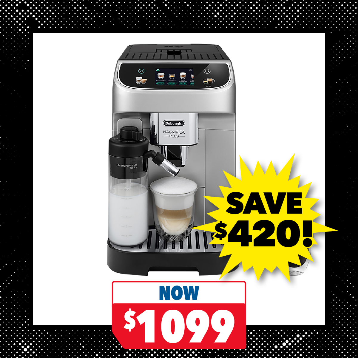 De'Longhi Magnifica Plus Fully Automatic Coffee Machine