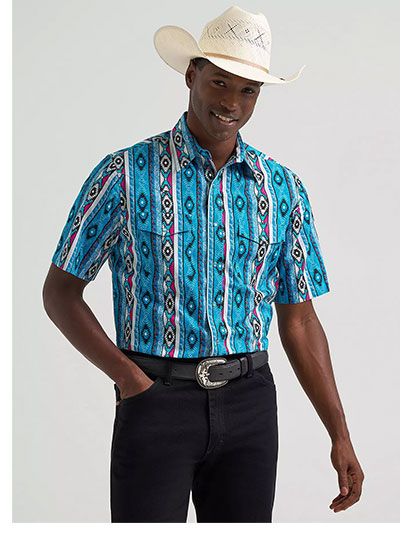 Men's Checotah® Short Sleeve Western Snap Shirt