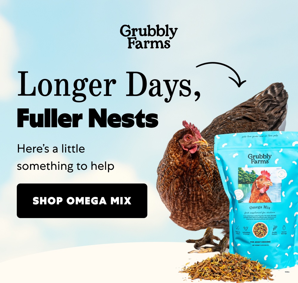 Longer Days, Fuller Nests Here’s a little something to help Shop Omega Mix