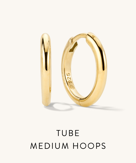 Tube Medium Hoops.
