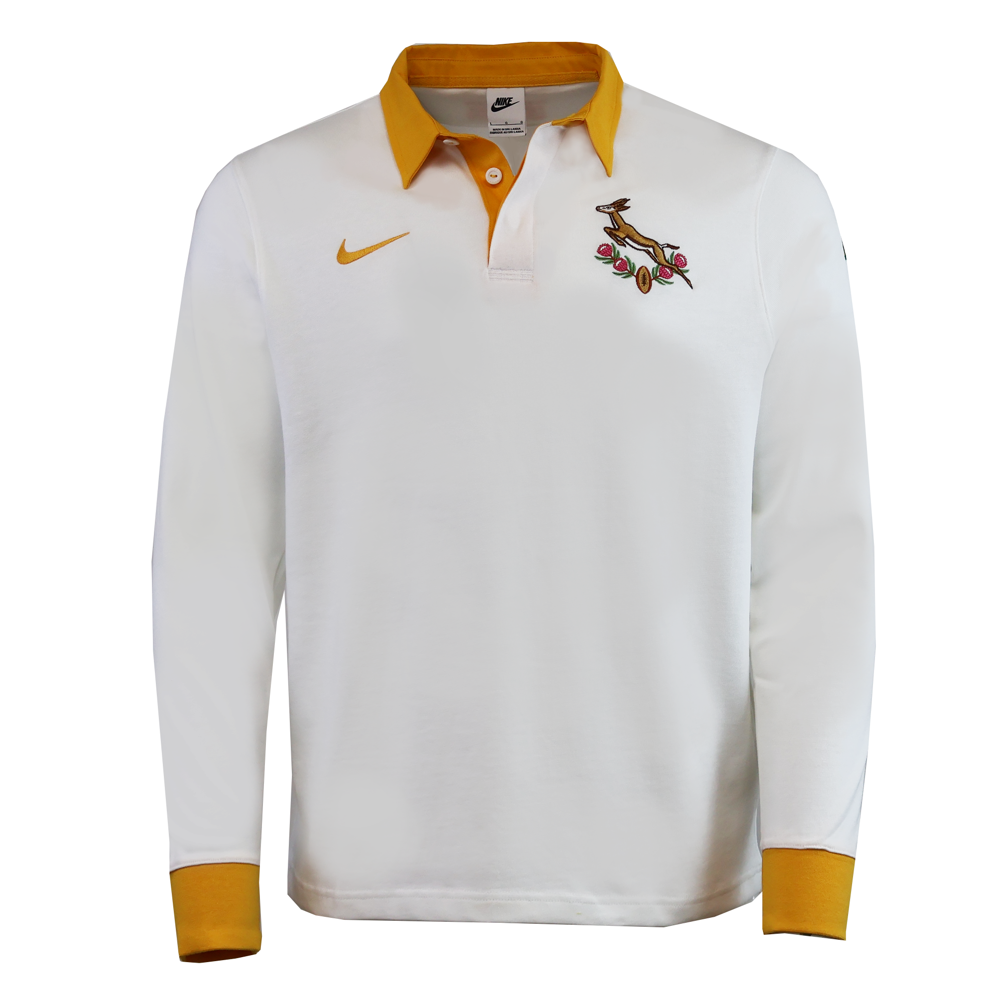 Image of Springboks Heritage Long Sleeve Rugby Jersey by Nike