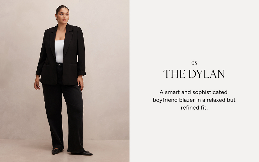 Dylan Curve Boyfriend Blazer