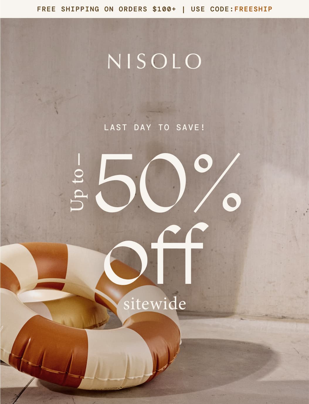 Free Shipping on orders $100+with code FREESHIP, Final Hours, up to 50% off Sitewide