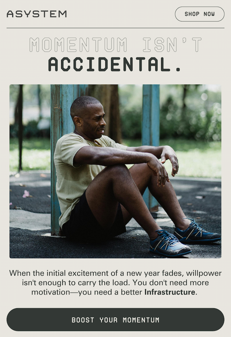momentum isn't accidental 