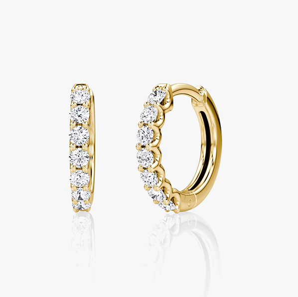 Eternity Hoop 12mm - Half - YG