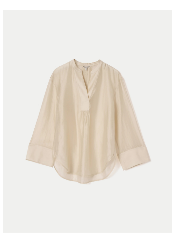 V Neck Sheer Top