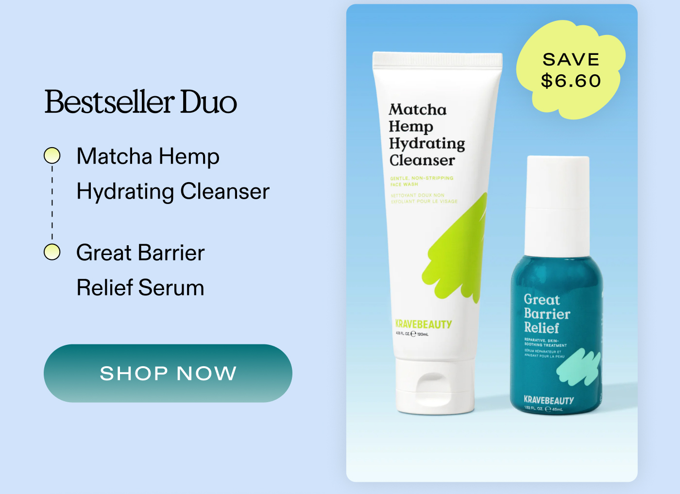 Bestseller Duo (Save $6.60)  |  Shop Now