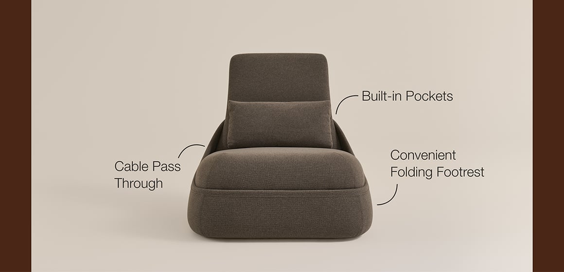 Hosu Convertible Lounge Chair