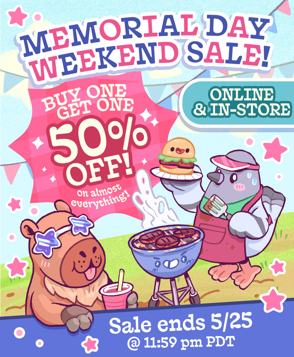 BOGO 50% Off online & in-store ends 5/25.