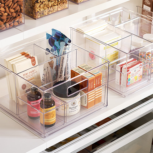 Everything Organizer Pantry Bin with Divider
