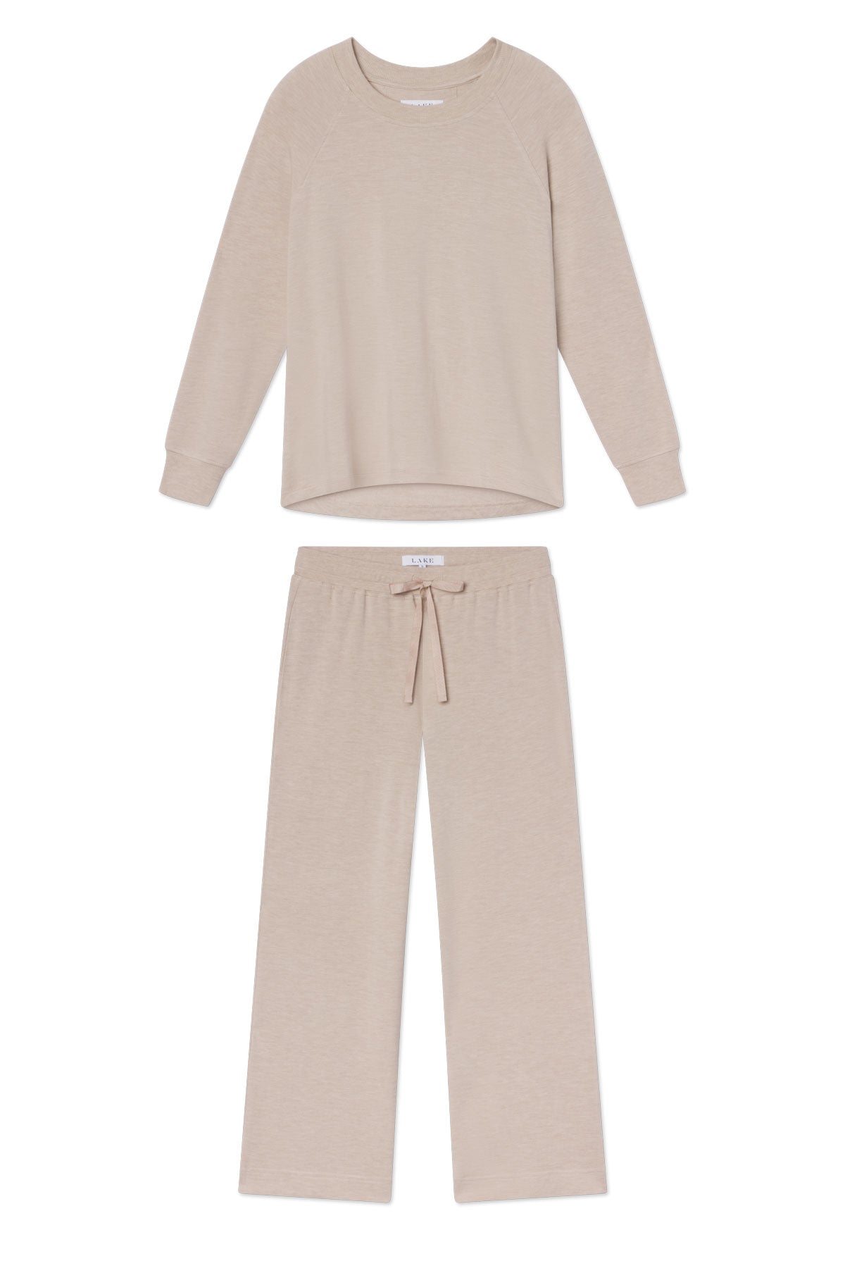 Image of Relax Pants Set in Oat Heather