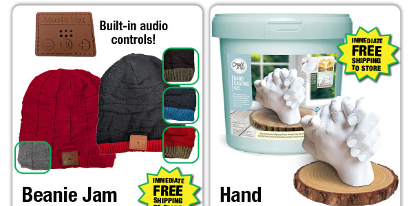 Beanie Jam Bluetooth® Hat - ONLY $3.99!