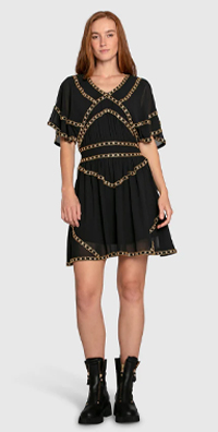 The Wild Rose Hour Lace Midi Dress - White