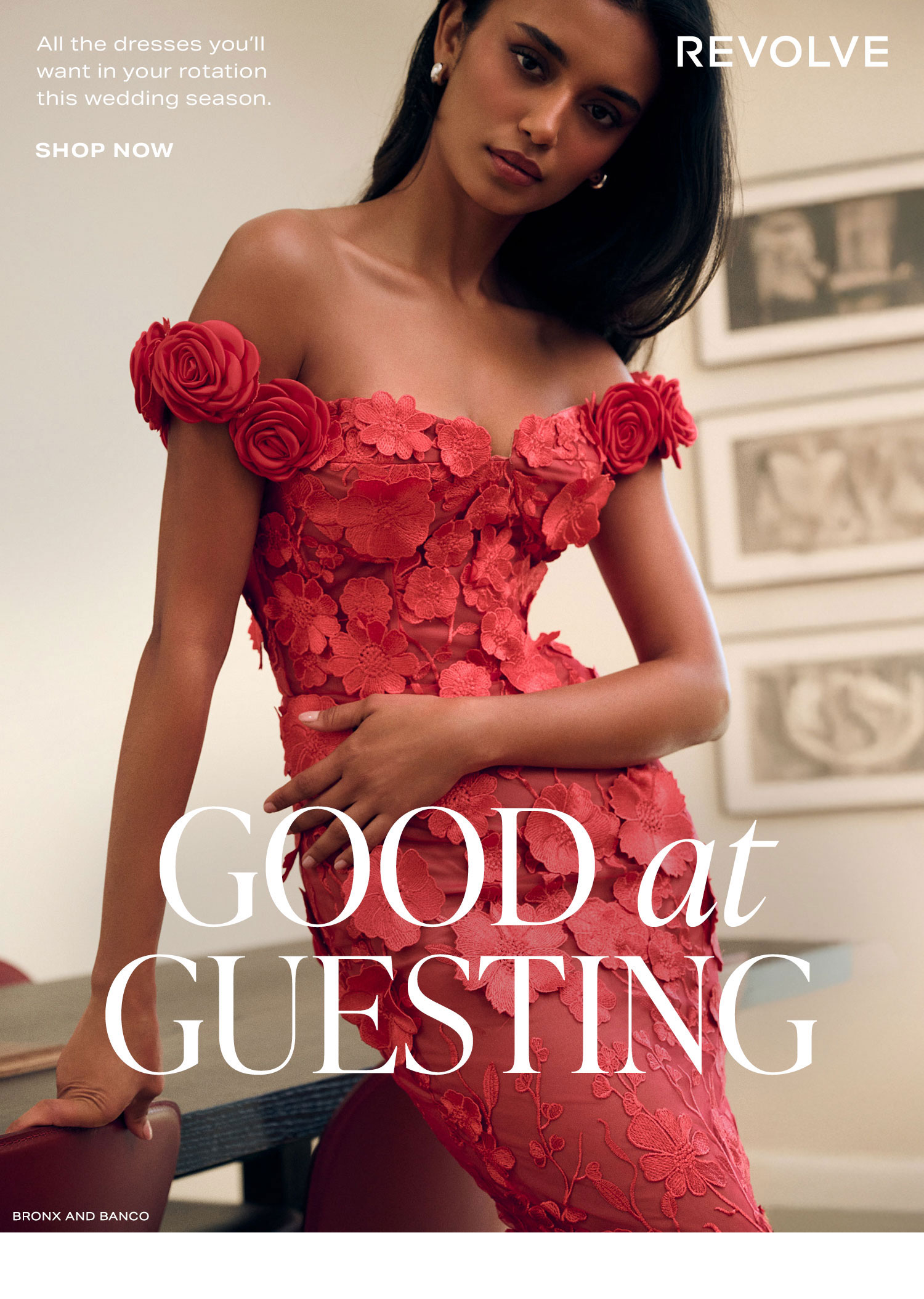 Good At Guesting. All the dresses you’ll want in your rotation this wedding season. Shop Now.
