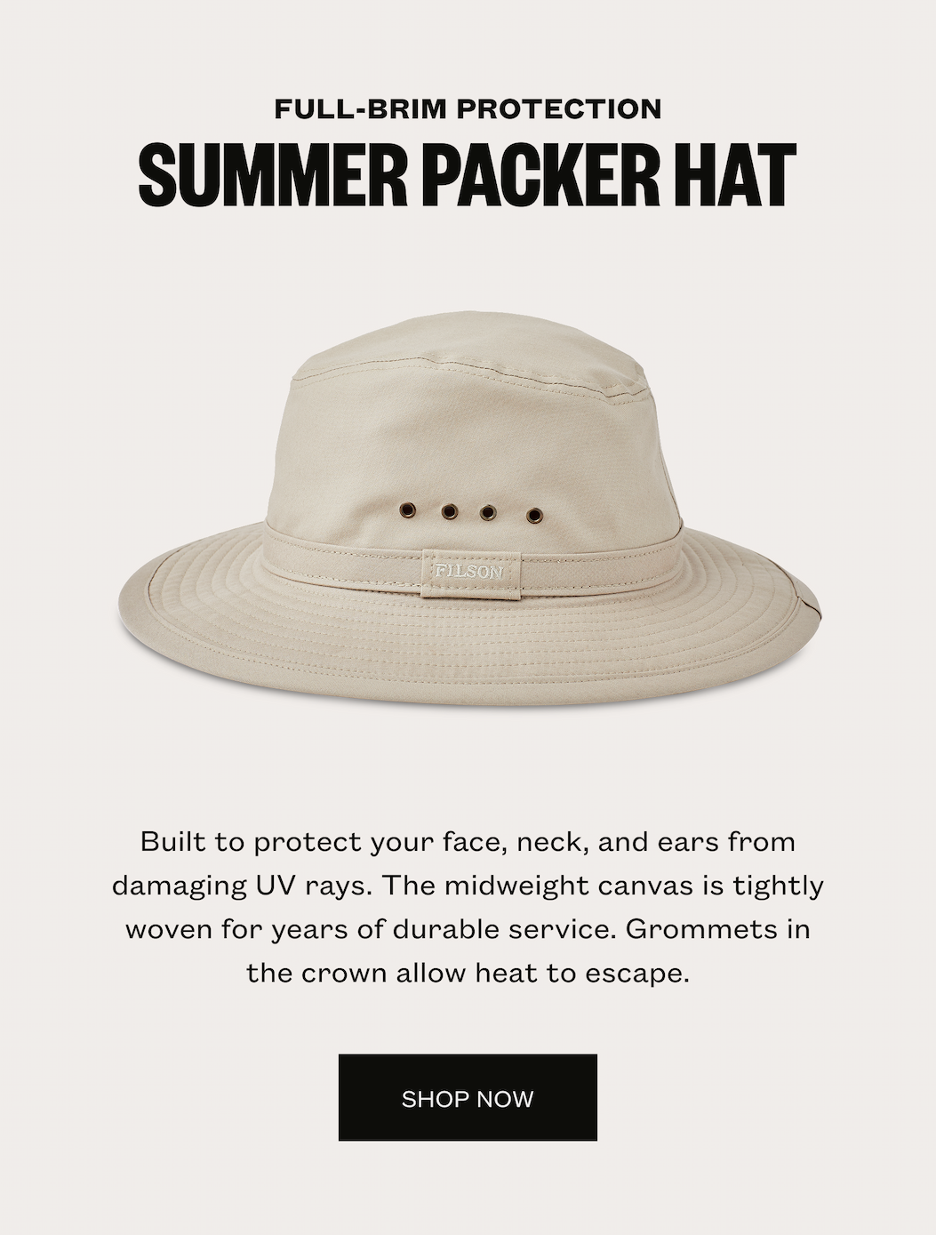 Summer Packer Hat